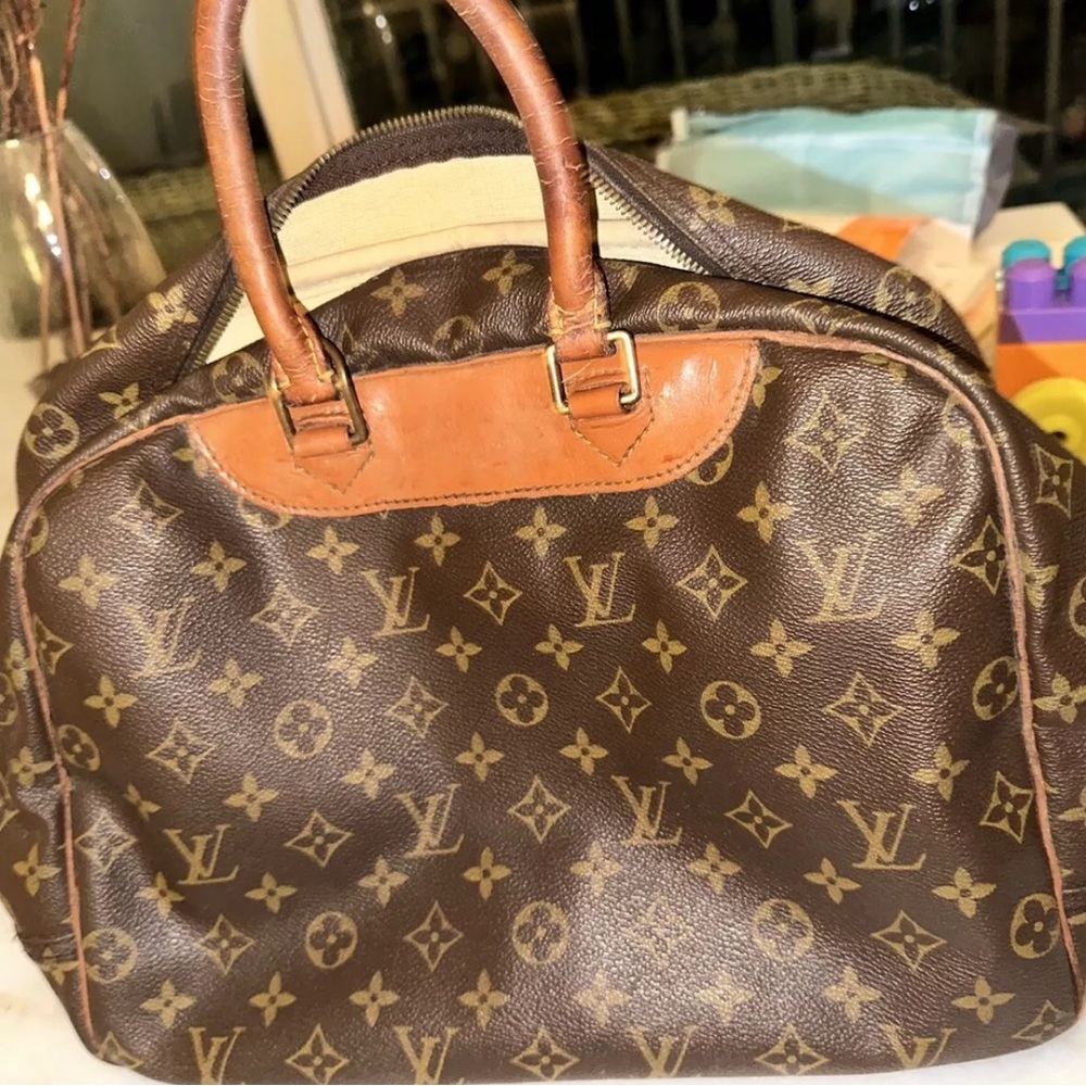 SOLD- Louis Vuitton Brown Monogram Deauville Bag